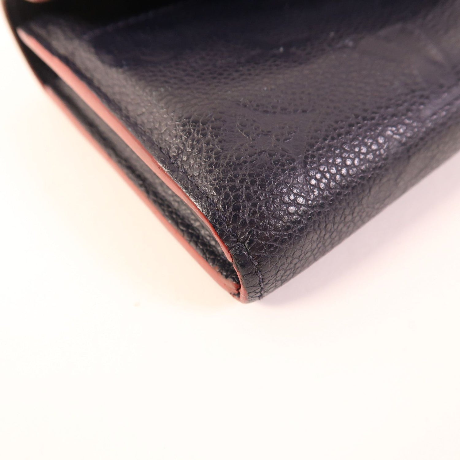 Louis Vuitton Empreinte Sarah Long Wallet Navy Blue Bifoldpurse M 61182