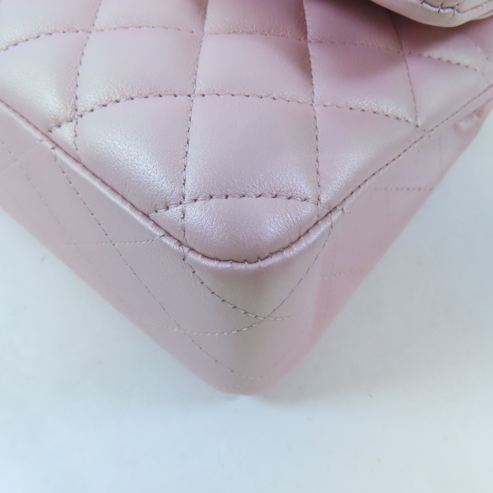 Chanel Caviar Quilted 25 Double Flap Light Pink