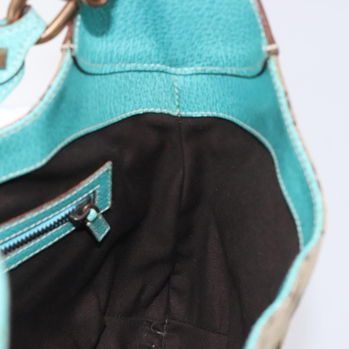 Gucci Jackie Gg Canvas Shoulder Bag Beige 120888 Auth