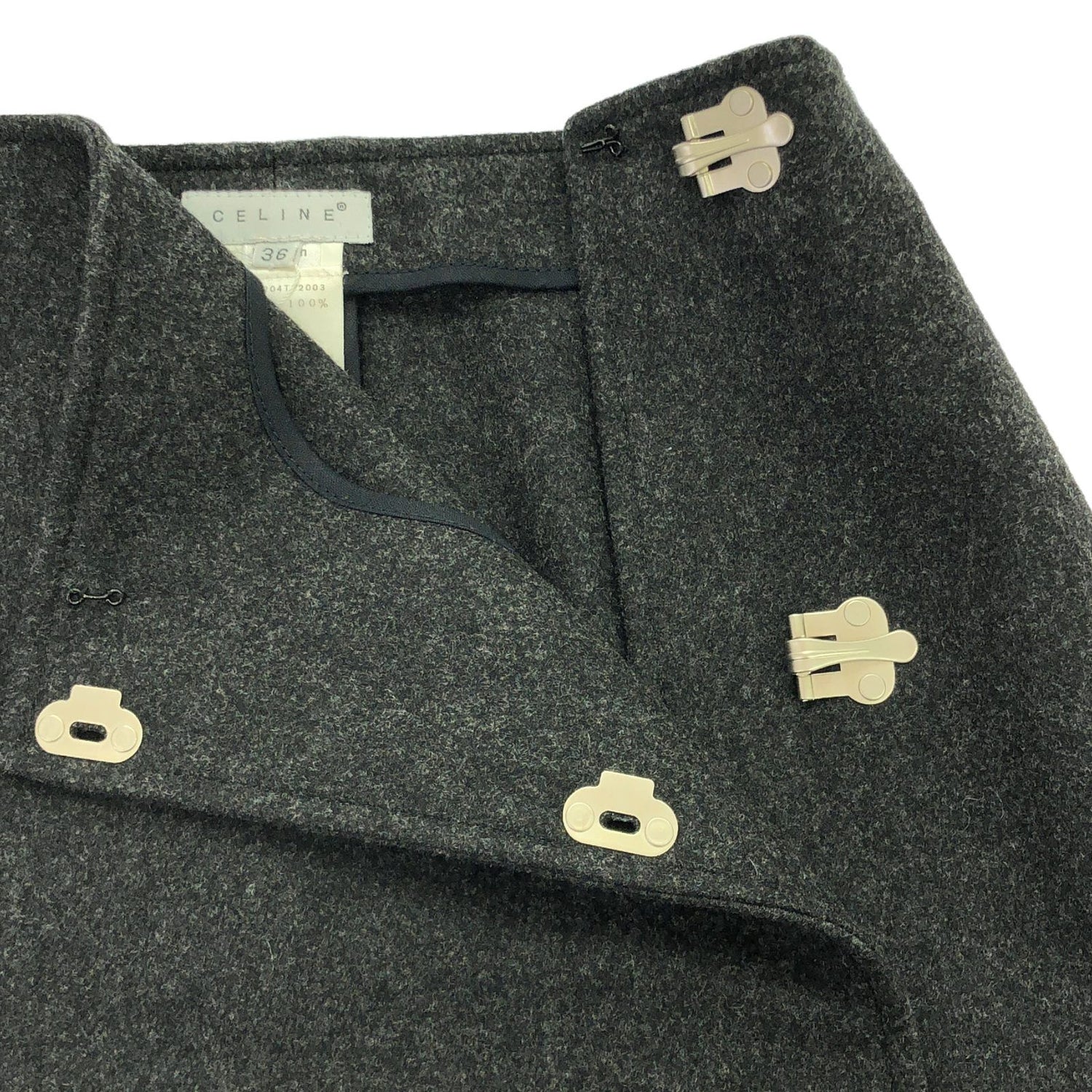Celine Skirt Wool Gray 36