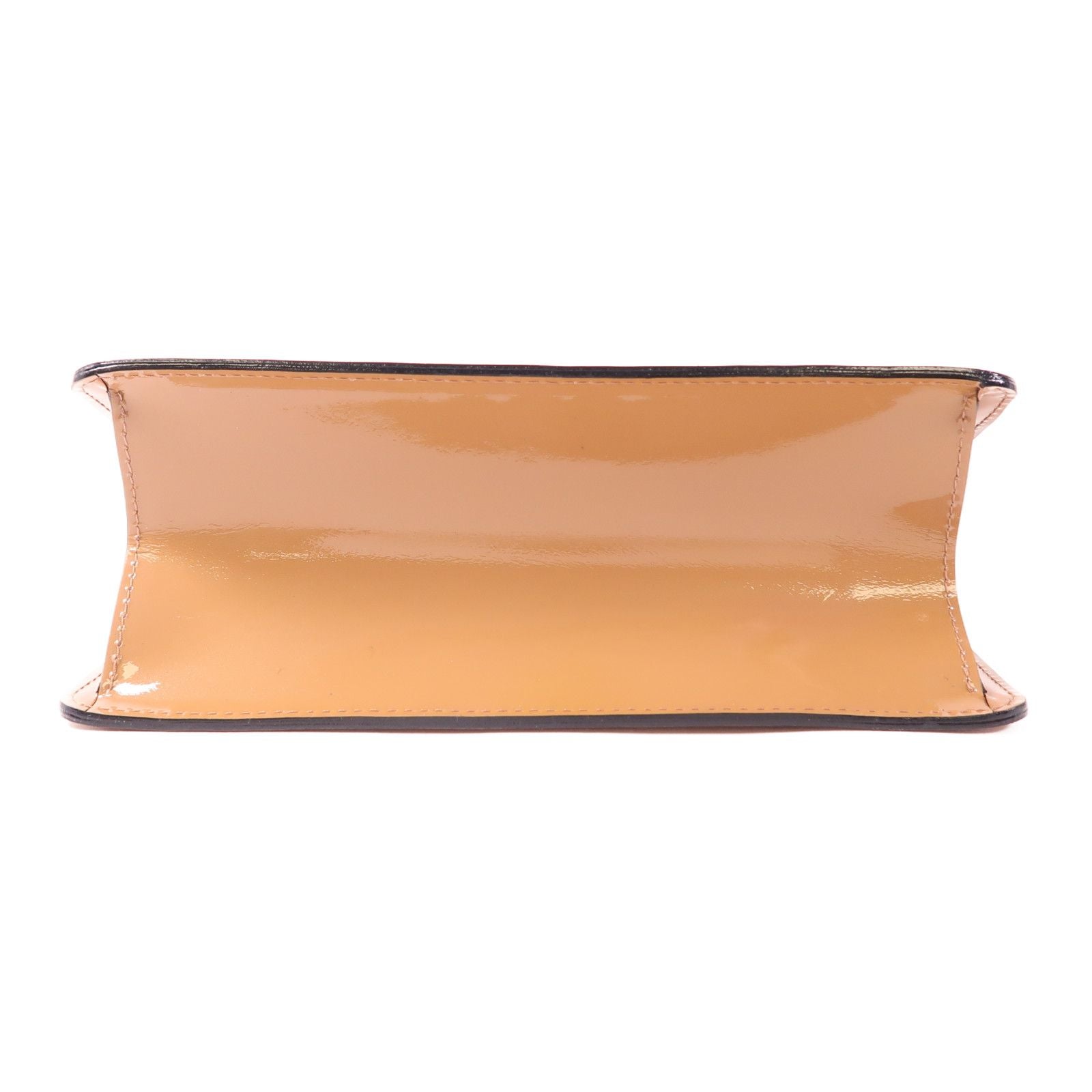 Louis Vuitton Lacquered Leather Deesse Pm Kinpaku Handmade Bag Beige Handbag M 91596
