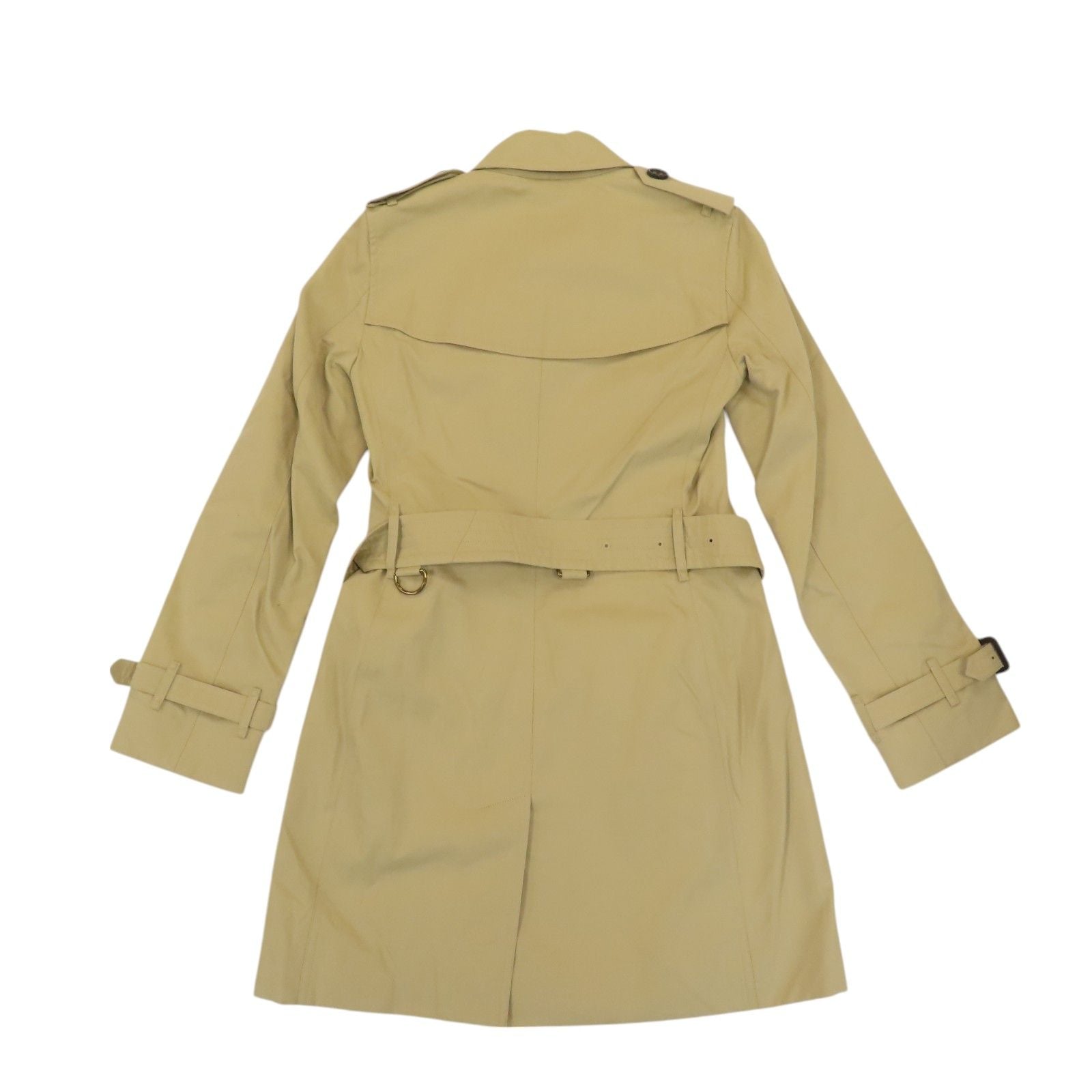 Burberry Windbreaker Coat Cotton Khaki 34