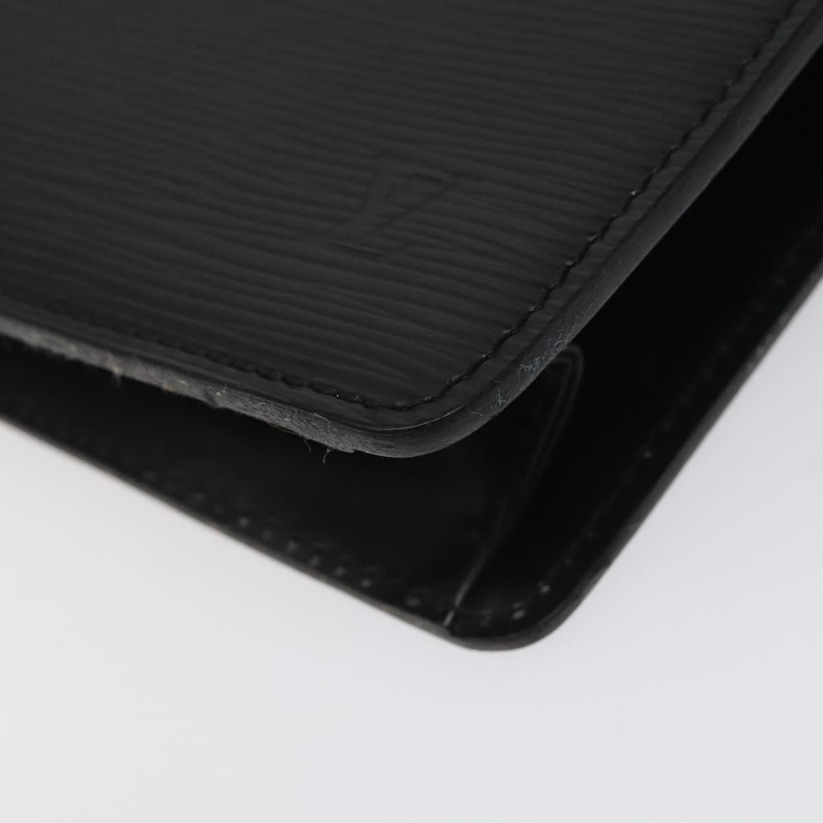 Louis Vuitton Epi Pochette Homme Clutch Bag Black Noir M 52522 Lv Auth