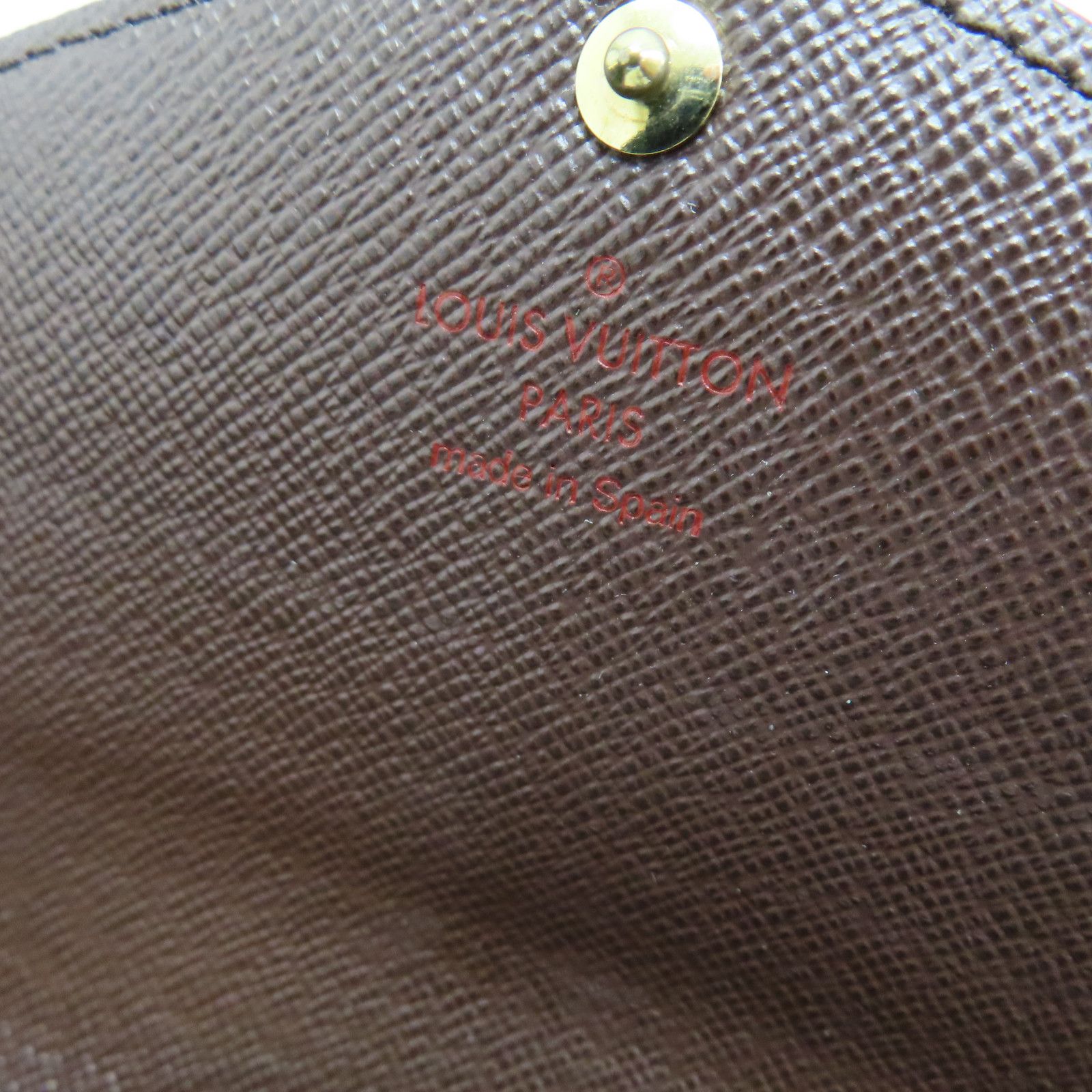 Louis Vuitton Sarah Wallet Damier Ebene Canvas N 63209