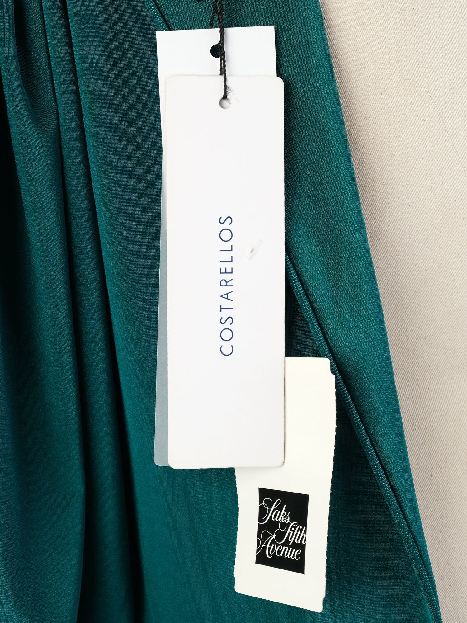 NEW Green Teal Dress Women Polyester Deep V-Neck Size M