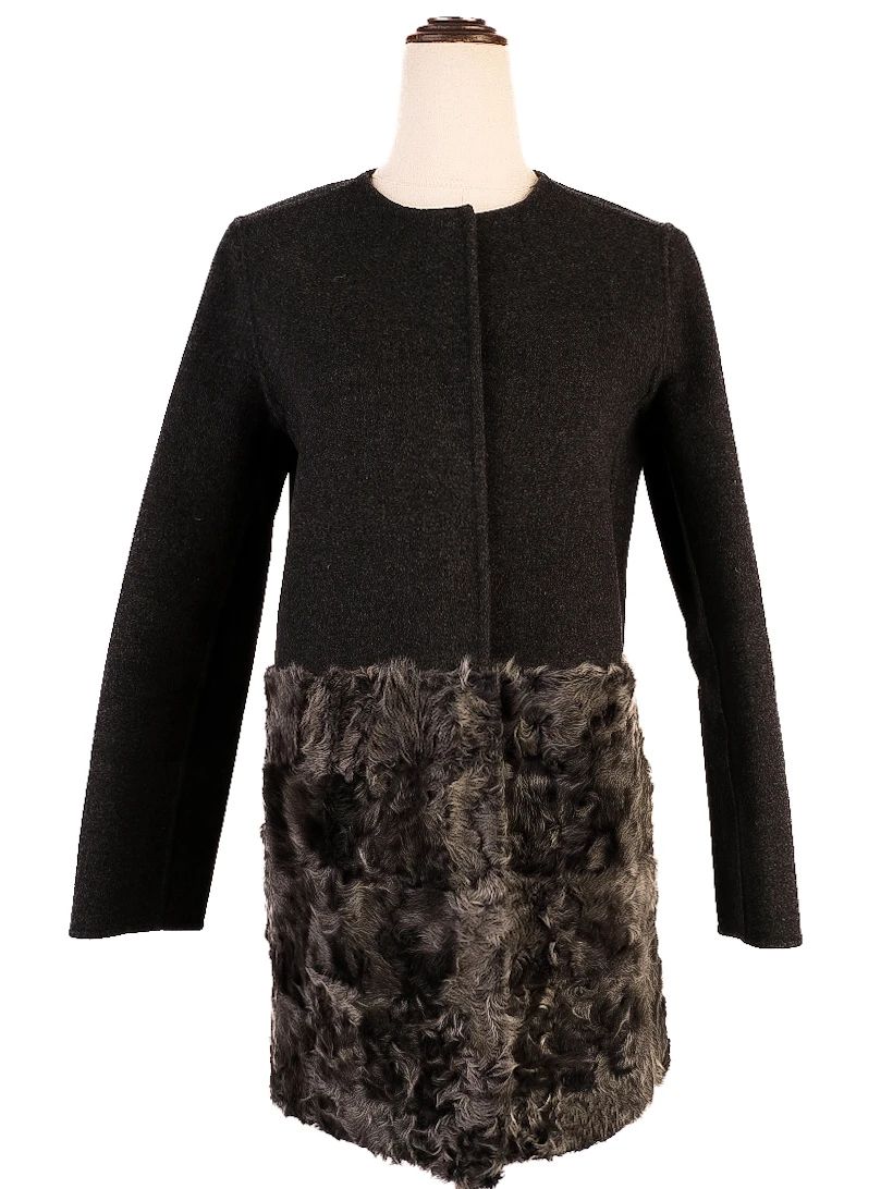 Weekend MaxMara Black Wool Coat XS Excellent Condition