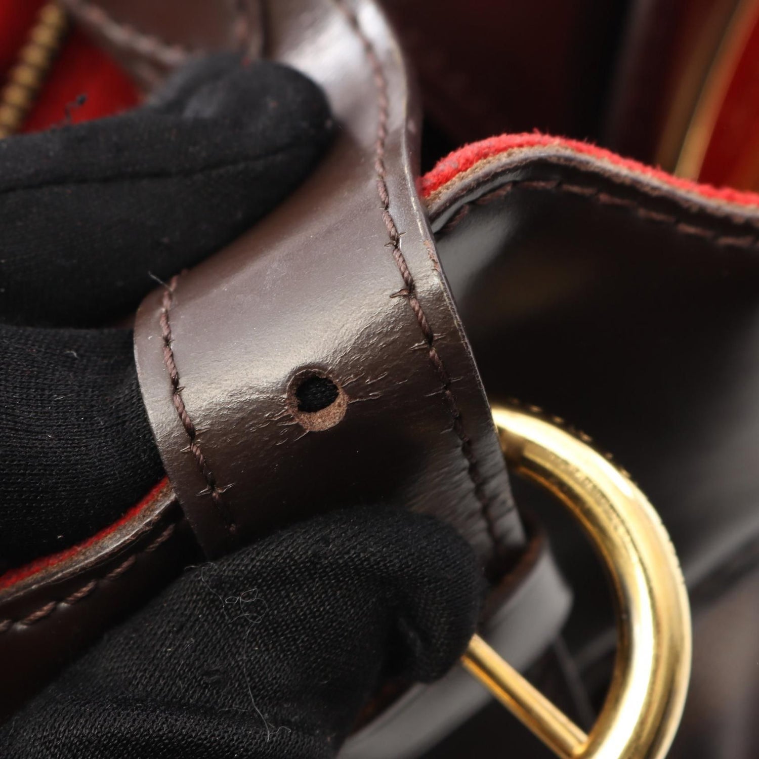 Louis Vuitton Sistina Gm Ebene Brown Handbag N 41540
