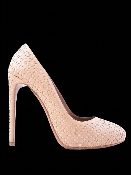 Excellent Alaia White Leather High-Heeled Shoes Size 39