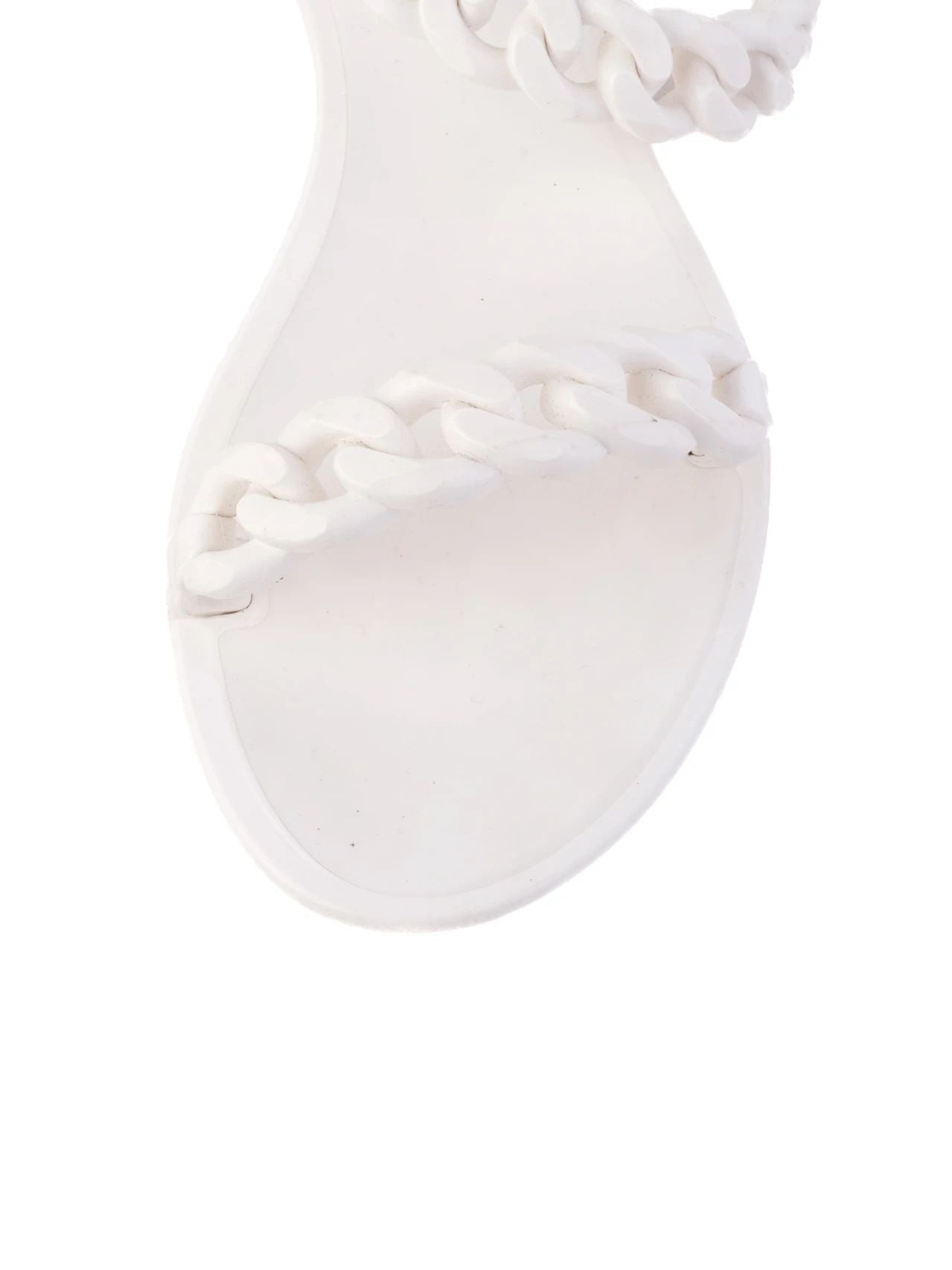 Givenchy White Leather Sandals Size 37 Excellent Condition