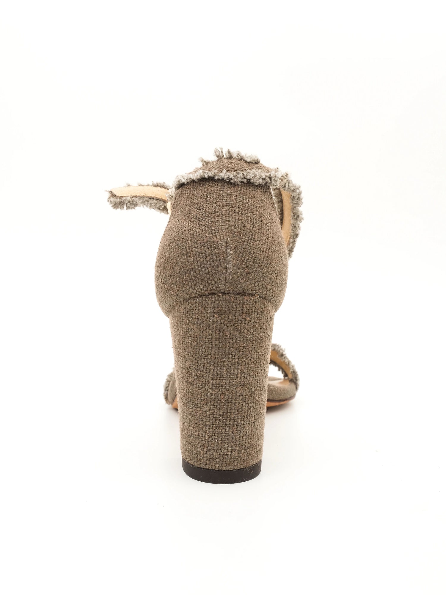 Excellent Stuart Weitzman Gray Leather High-Heeled Sandals Size 36