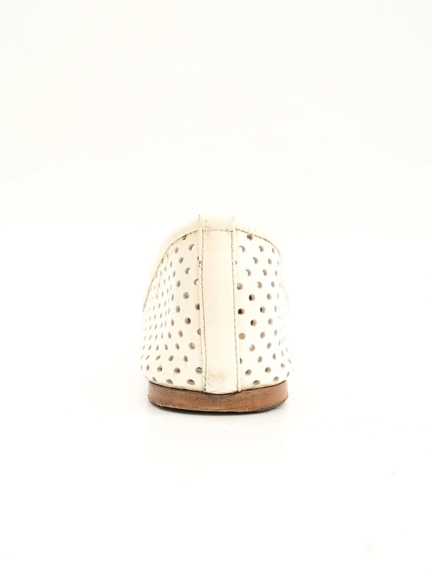 Good Jil Sander White Leather Flat Shoes Size 39 Women&