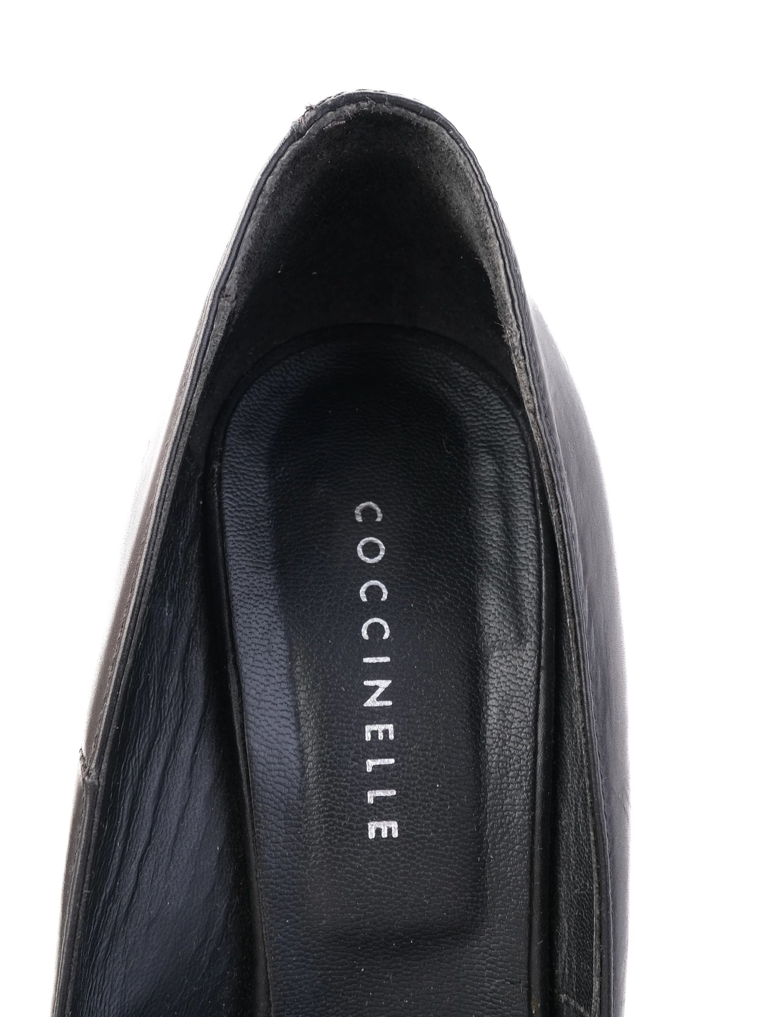 Coccinelle Black Leather High Heeled Pumps Excellent Condition