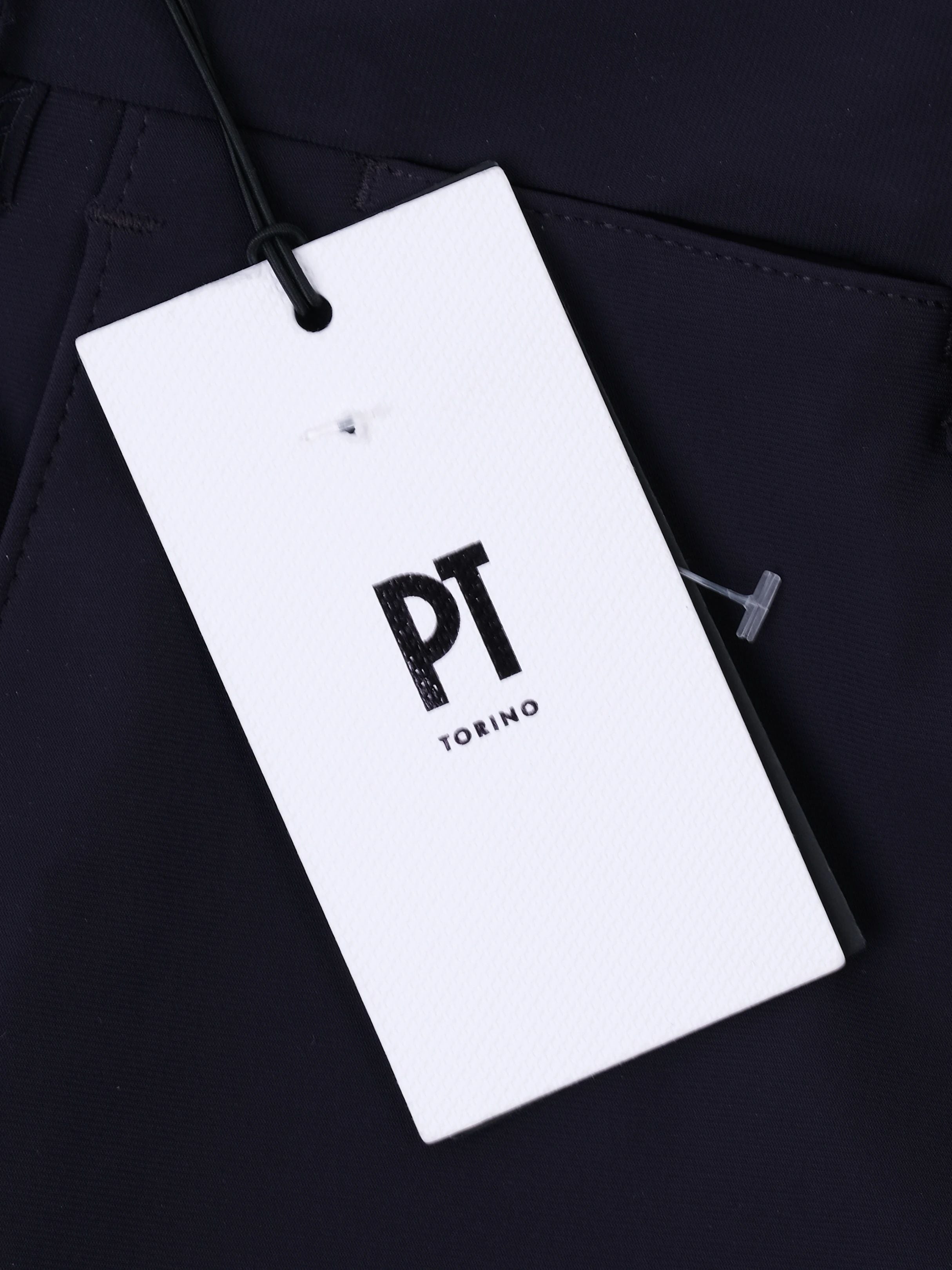 Excellent PT Torino Blue Nylon Trousers Size M for Men