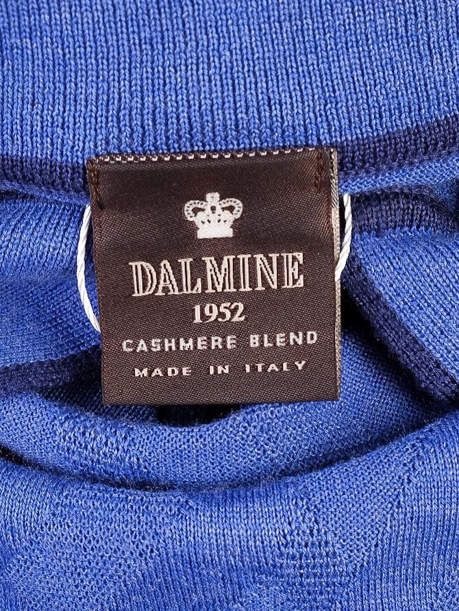 Dalmine Excellent Condition Blue Silk Sweater Size L