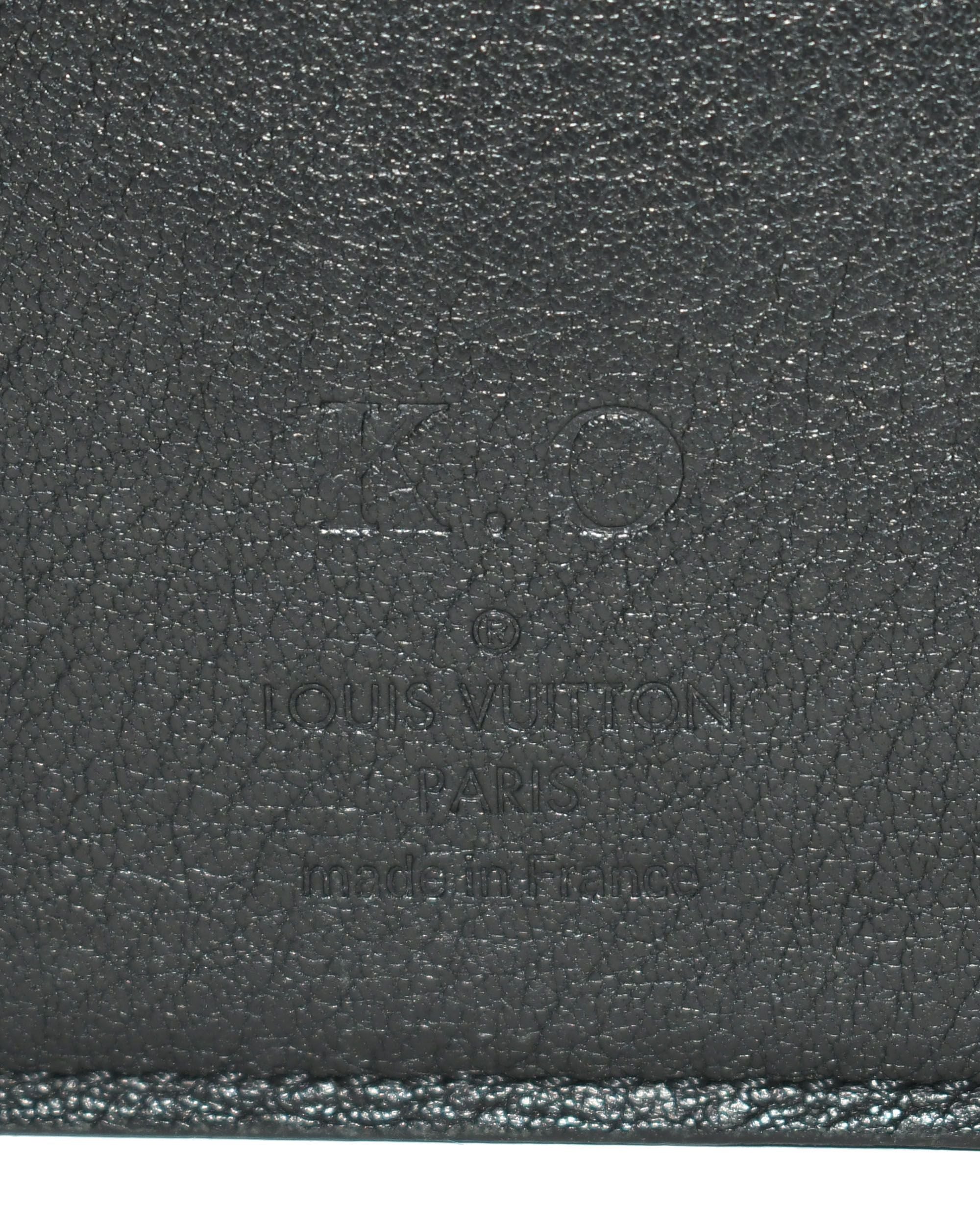 Louis Vuitton Brazza Wallet Black Taurillon