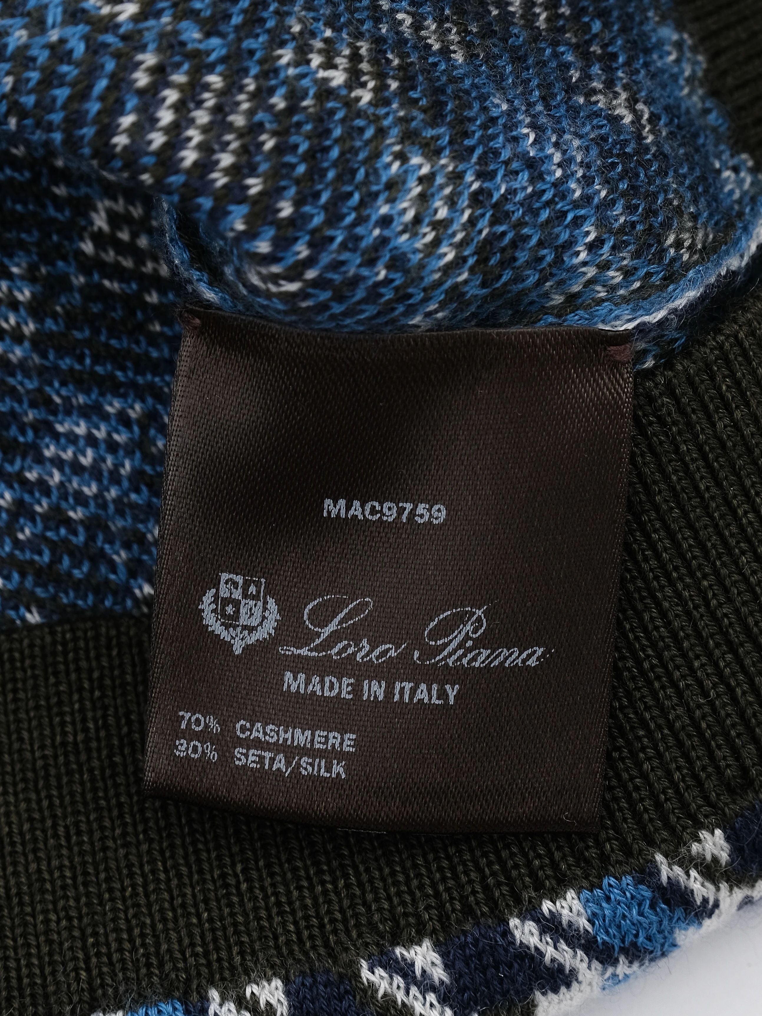 Perfect Loro Piana Houndstooth Sweater for Kids Size 12 Silk Blend