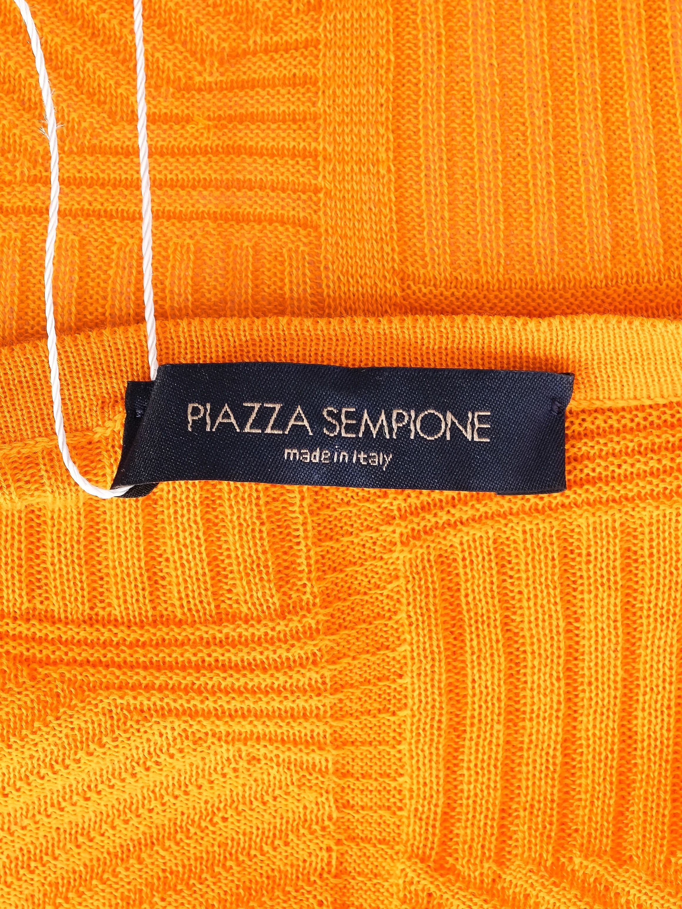 Excellent Orange Knit Top Women&