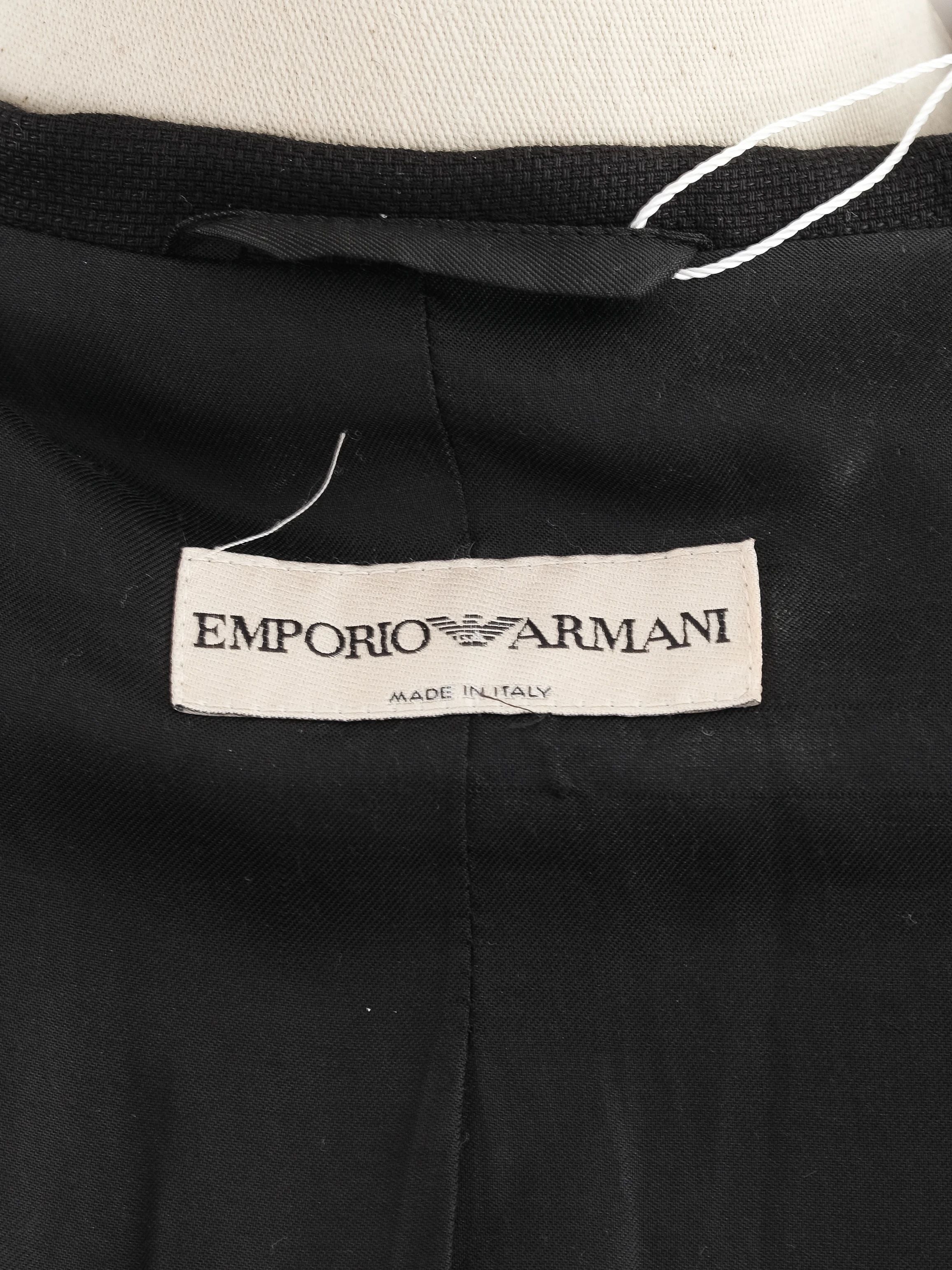 Excellent Emporio Armani Black Tailored Blazer Size M