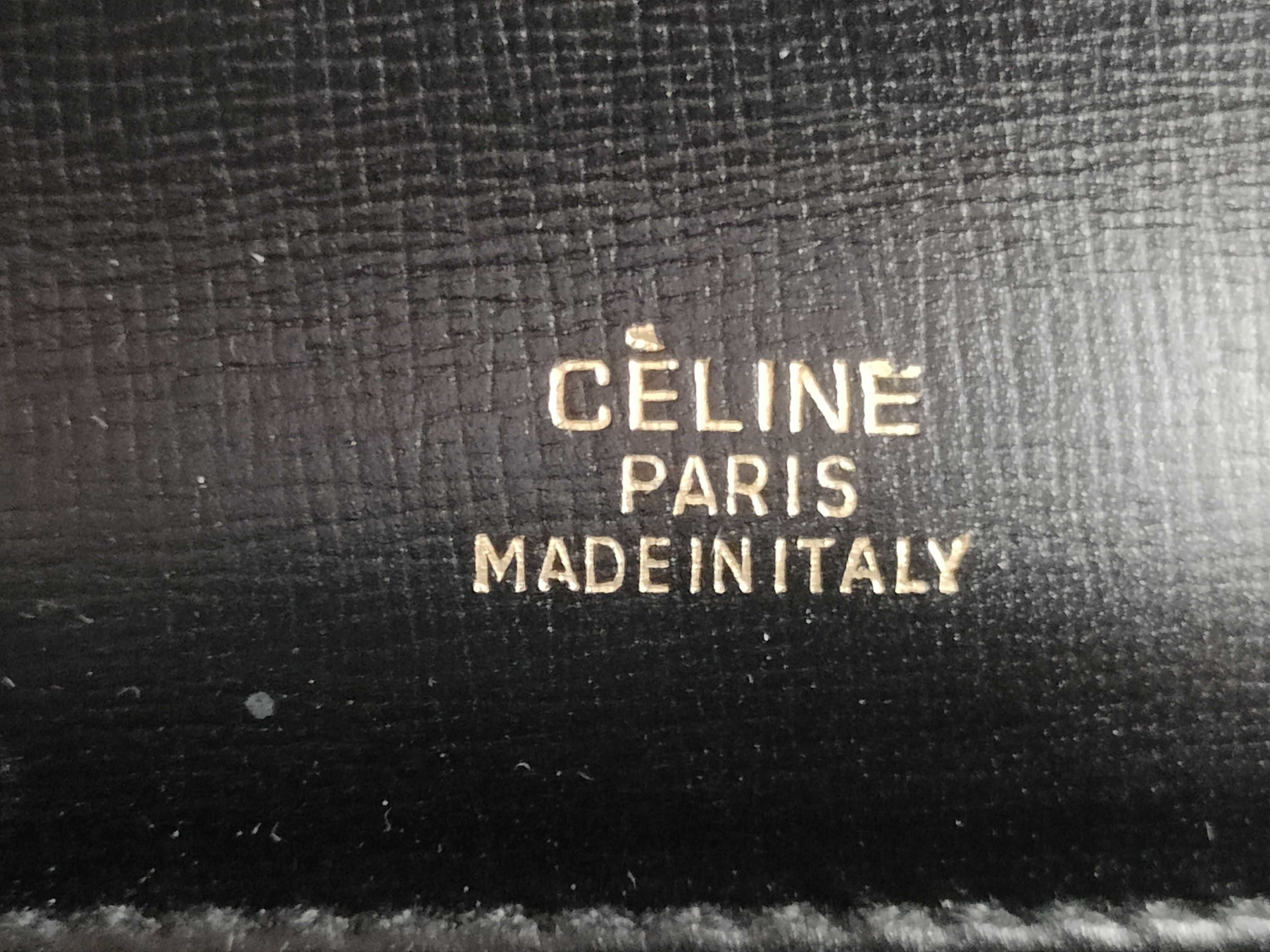 Celine Carriage Hardware Shoulder Leather Bag