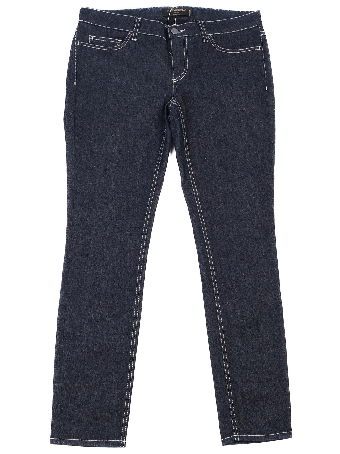 Excellent Dolce Gabbana Blue Denim Jeans Women Made in Italy