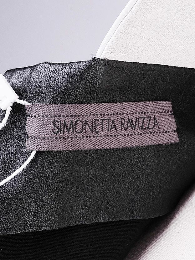 Good Simonetta Ravizza Black & White Geometric Dress Size S