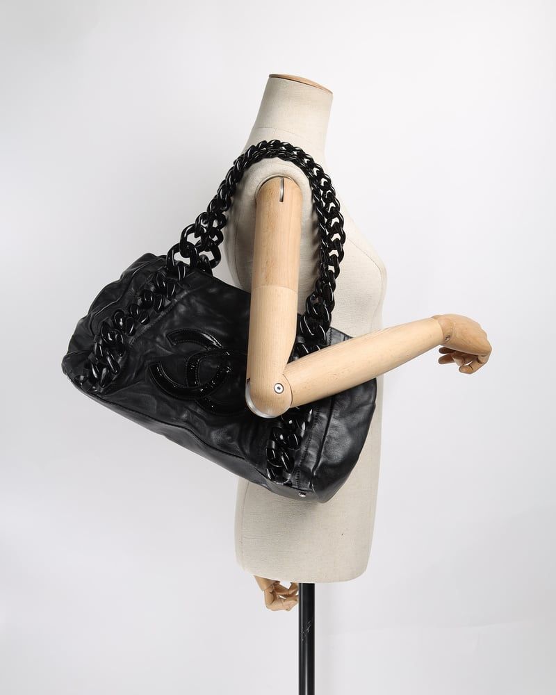 Chanel CC Plastic Chain Hobo