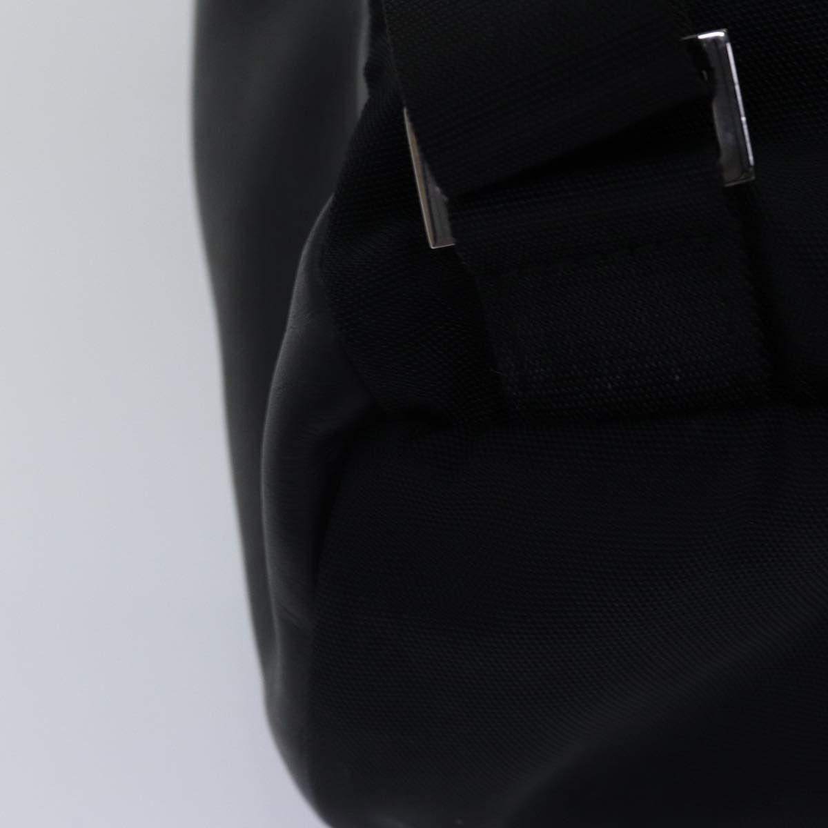 Gucci Backpack Nylon Leather Black