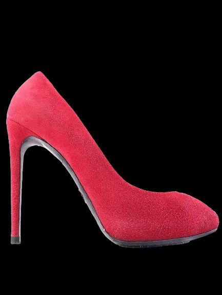 Excellent Dolce Gabbana Red Leather High-Heeled Shoes Size 38.5