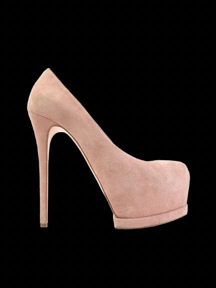 Excellent Gianmarco Lorenzi Pink Leather High-Heeled Shoes Size 38