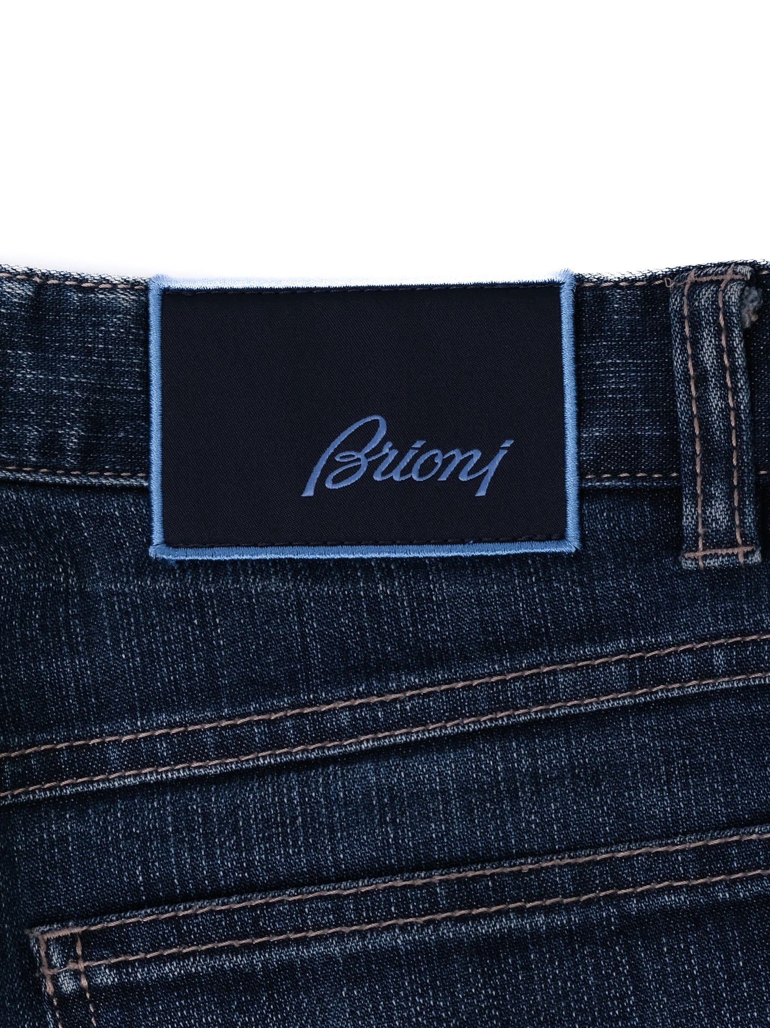 Excellent Brioni Blue Denim Jeans for Men - Size Unspecified