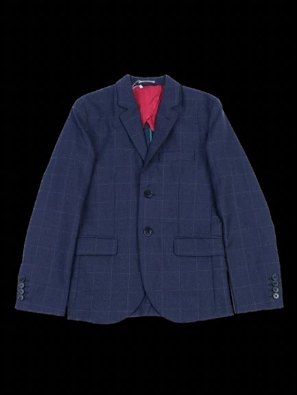Excellent Hackett Navy Blue Wool Blazer Size 12 for Kids