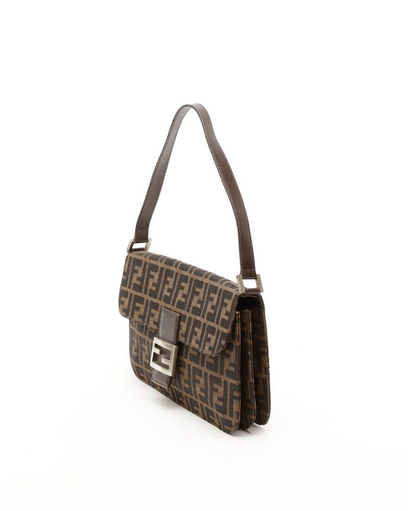 Fendi Large Zucca Baguette Bag