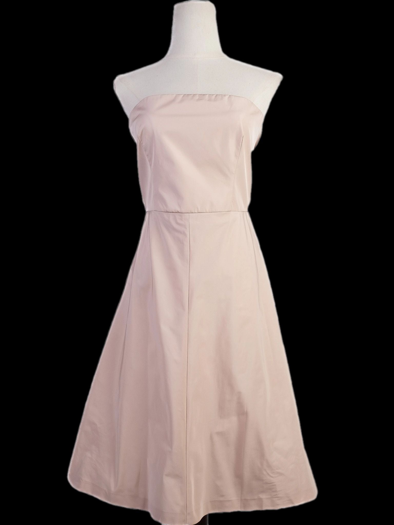 Perfect Valentino Pink Strapless Dress Size S Polyester