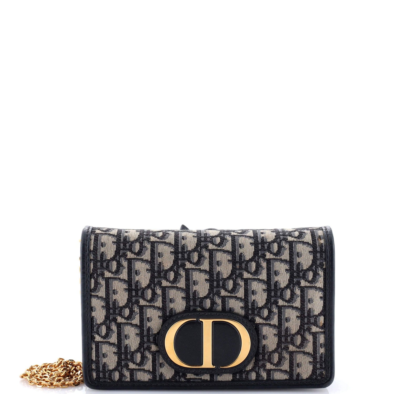 Christian Dior 30 Montaigne 2-In-1 Pouch Oblique Canvas