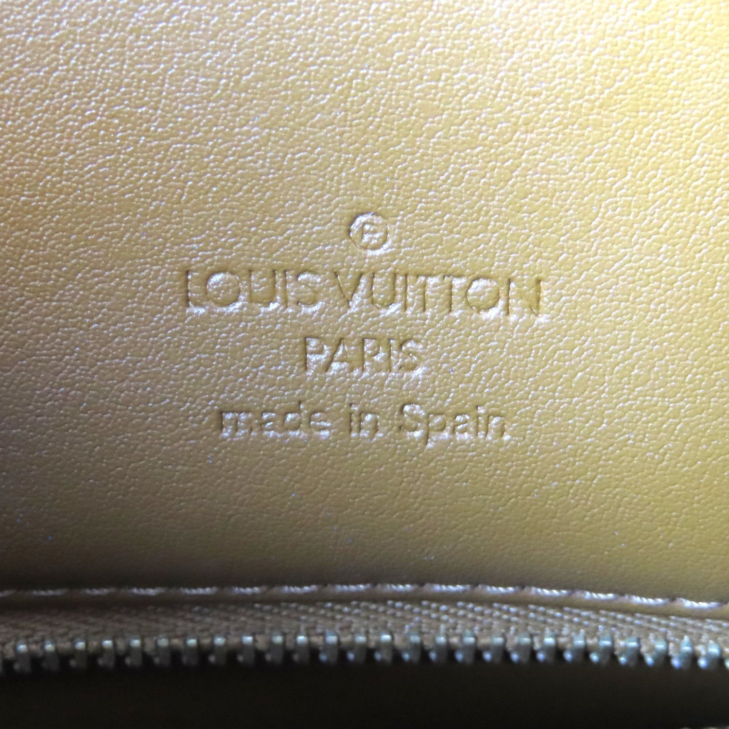 Louis Vuitton Vernis Houston Gold Shoulder Bag Color Brown Bronze Brown Shoulder Bag M 91122