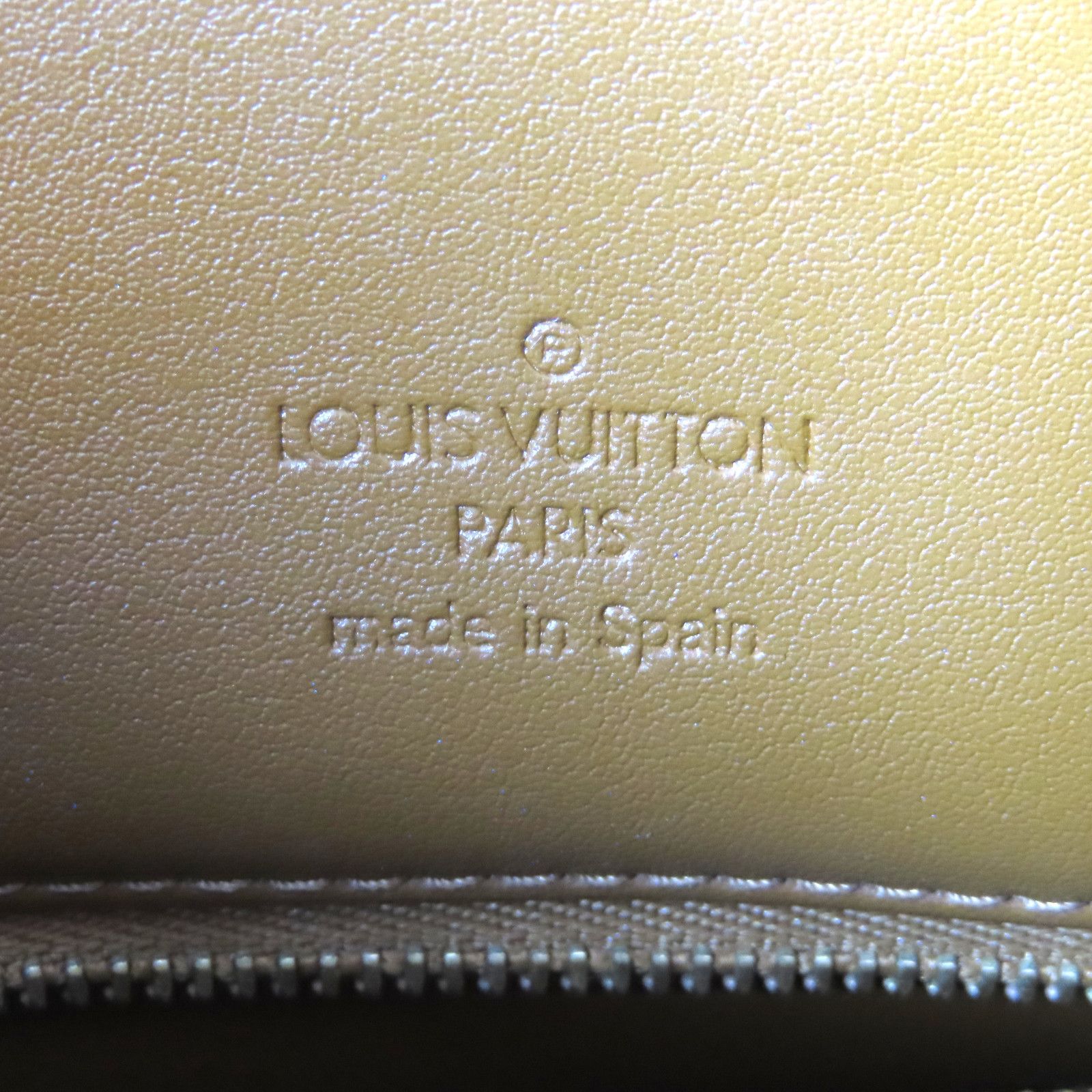 Louis Vuitton Vernis Houston Gold Shoulder Bag Color Brown Bronze Brown Shoulder Bag M 91122