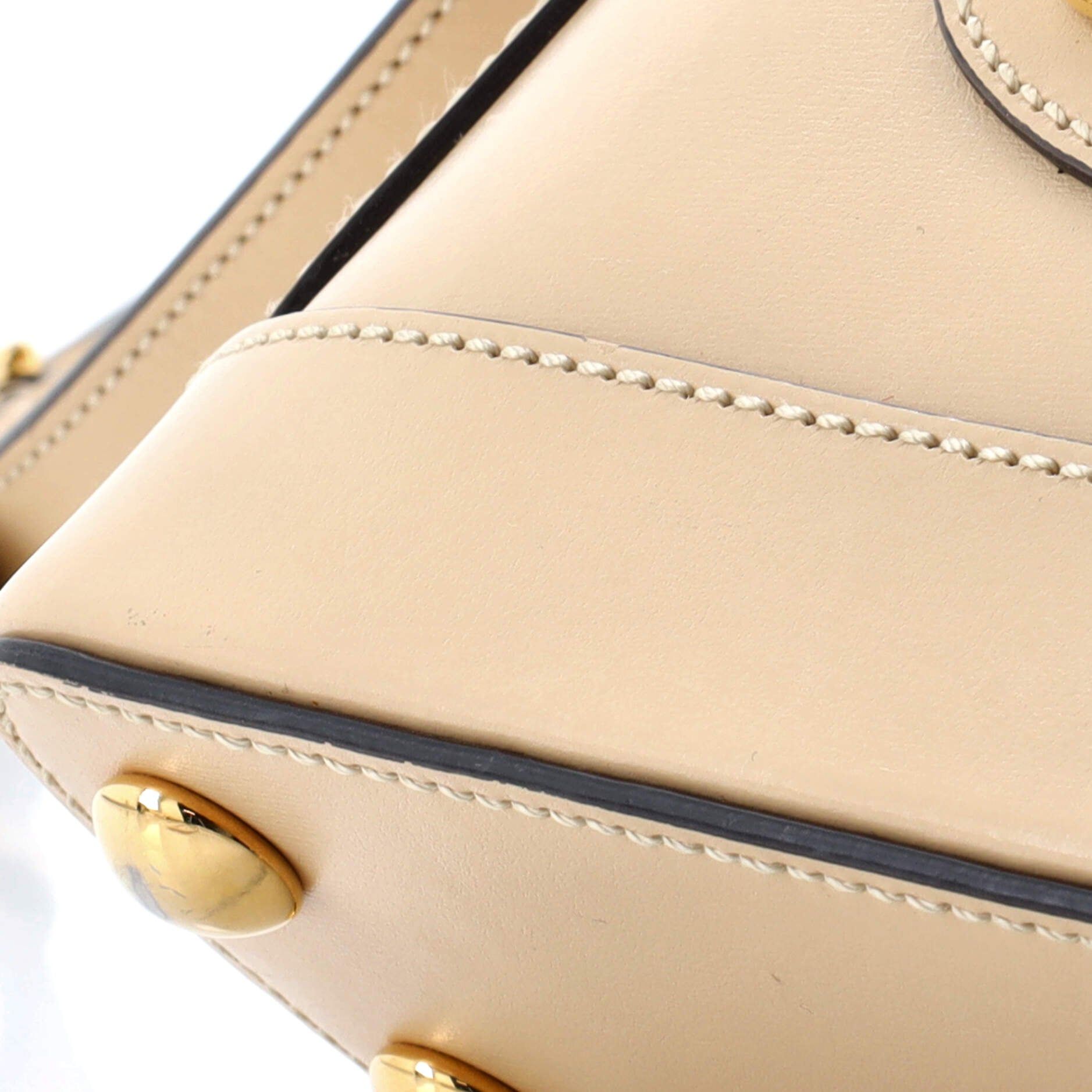 Gucci Horsebit 1955 Top Handle Bag Leather Mini