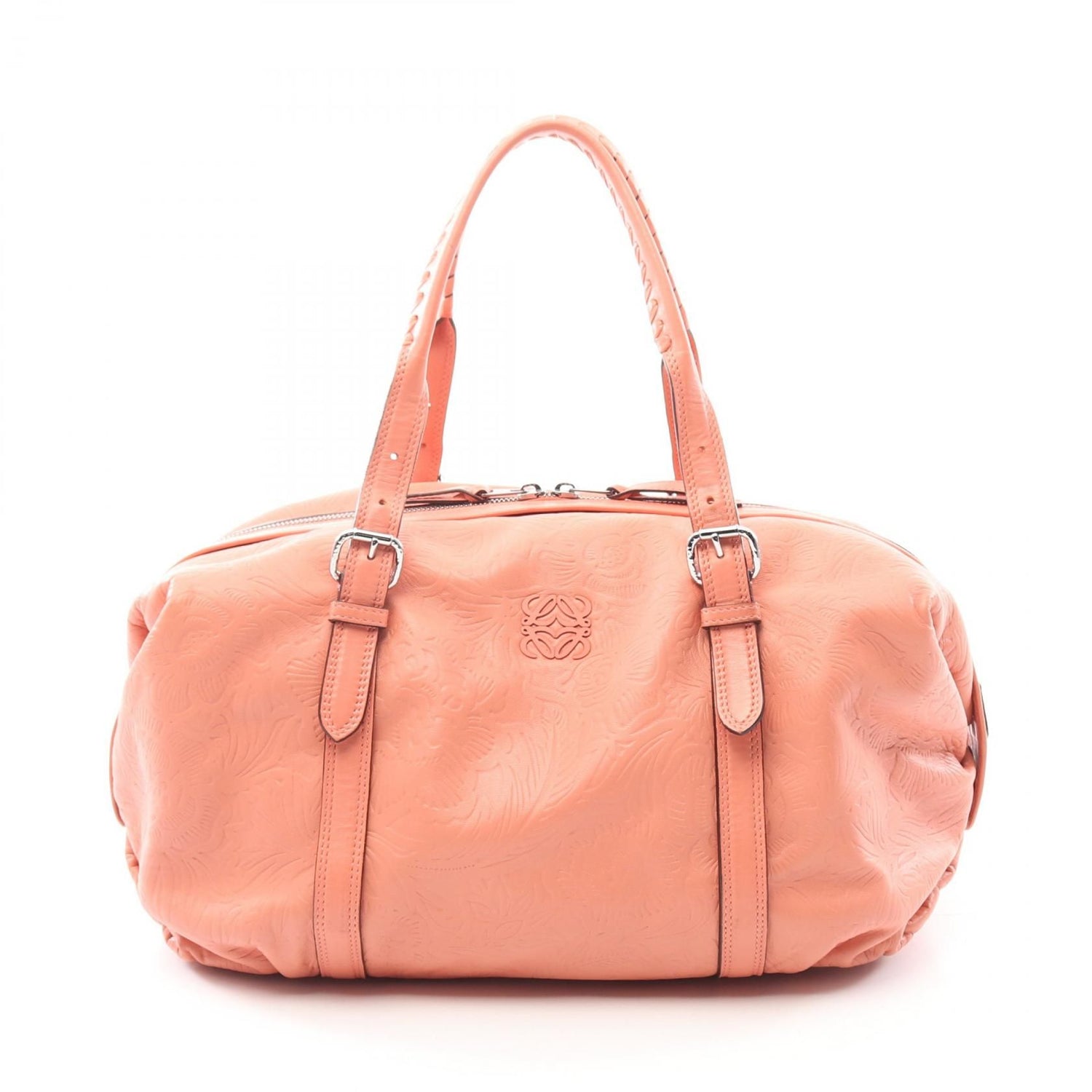 Loewe Anagram Tote Bag Pink Leather