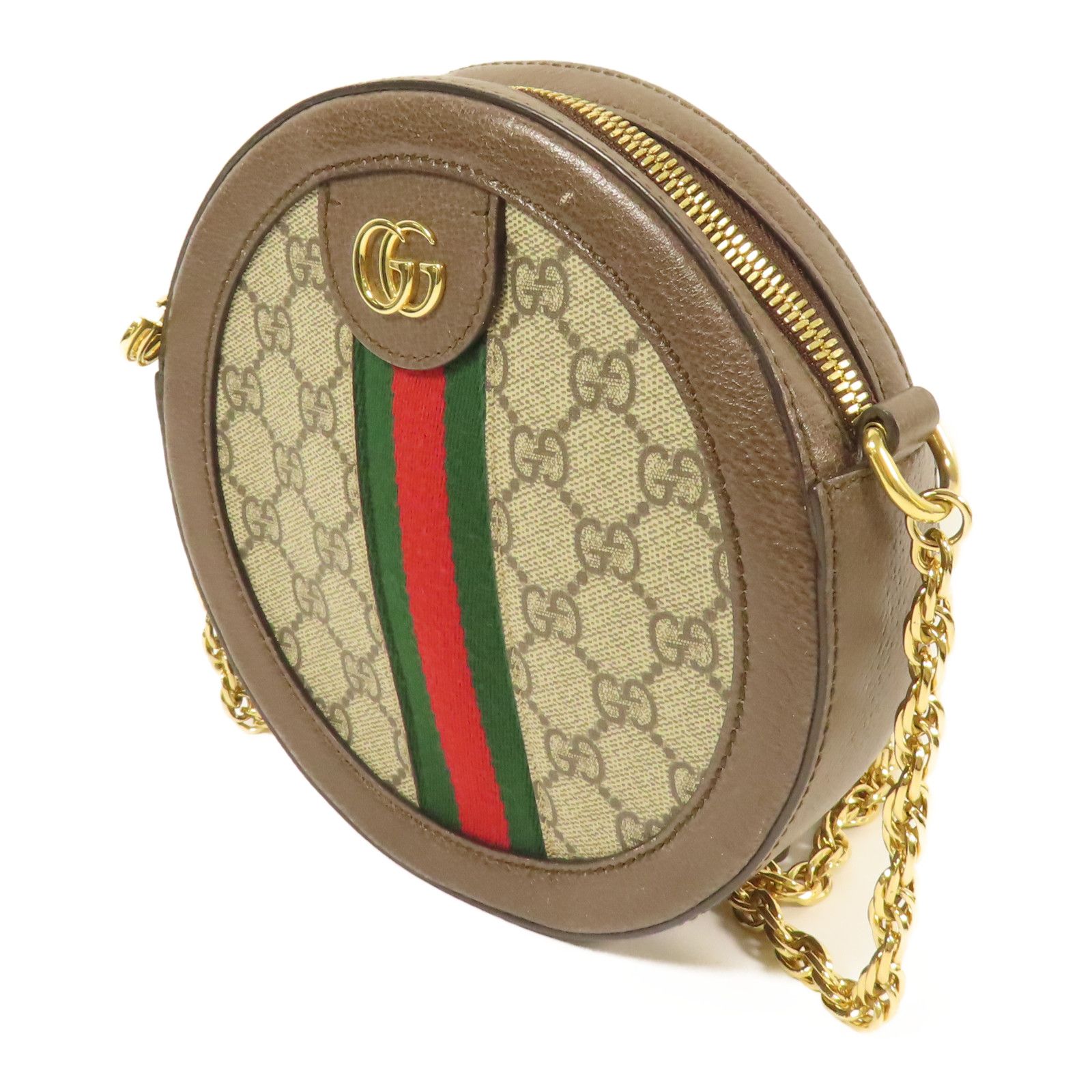 Gucci Mini Ophidia Round Backpack, GG Supreme