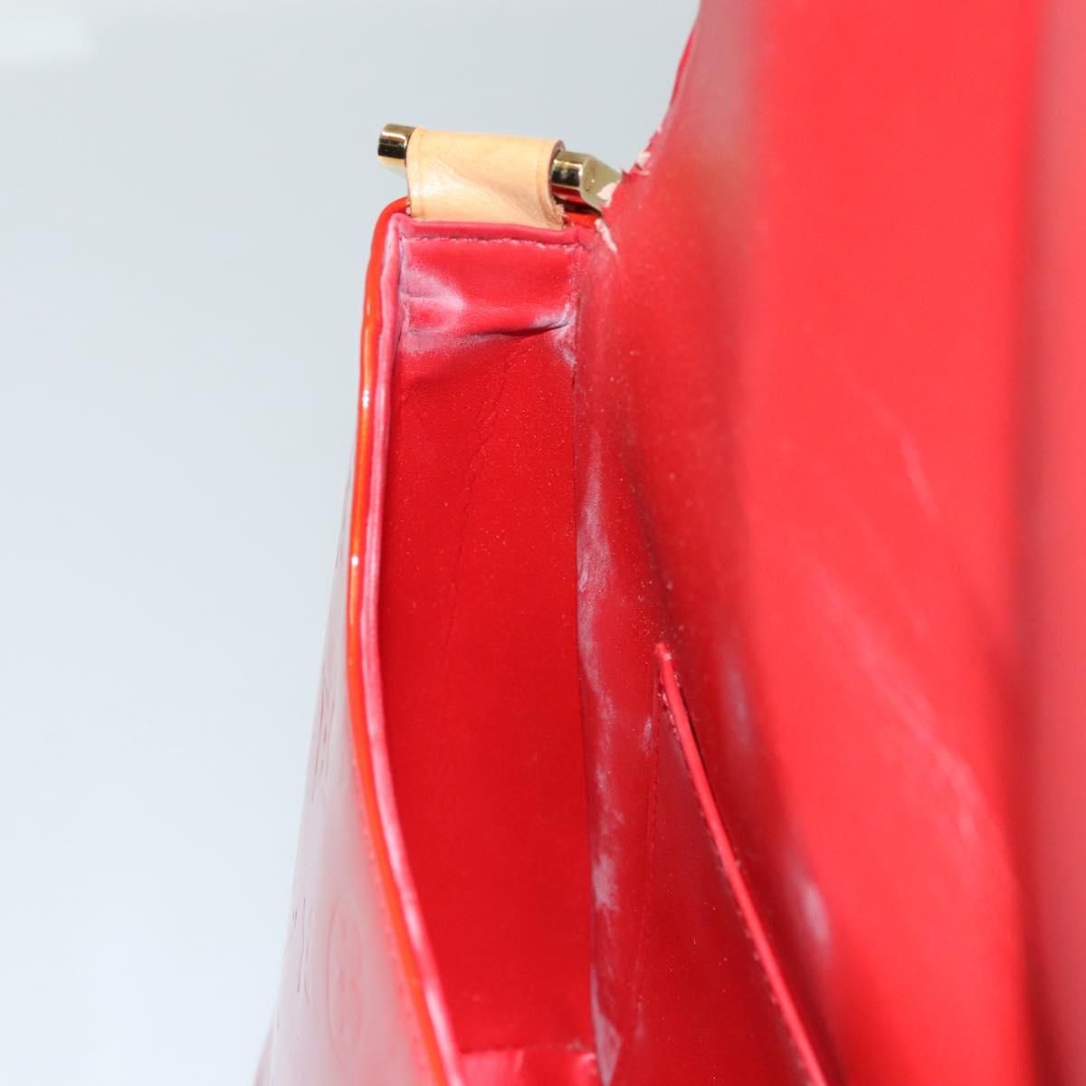 Louis Vuitton Vernis Thompson Street Bag Red M 91094 Lv Auth