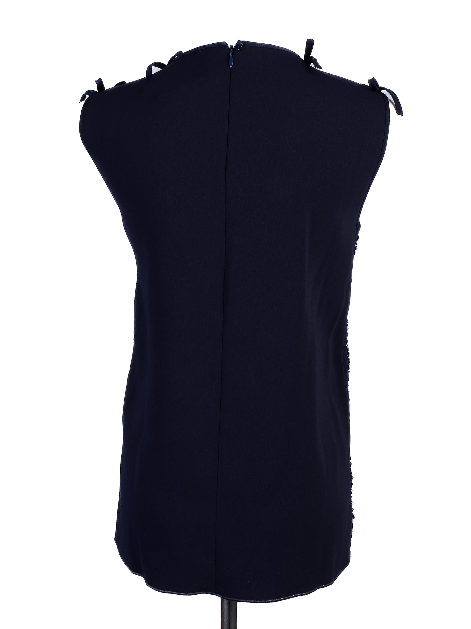 Sportmax Sequined Sleeveless Top Blue XS Excellent Condition
