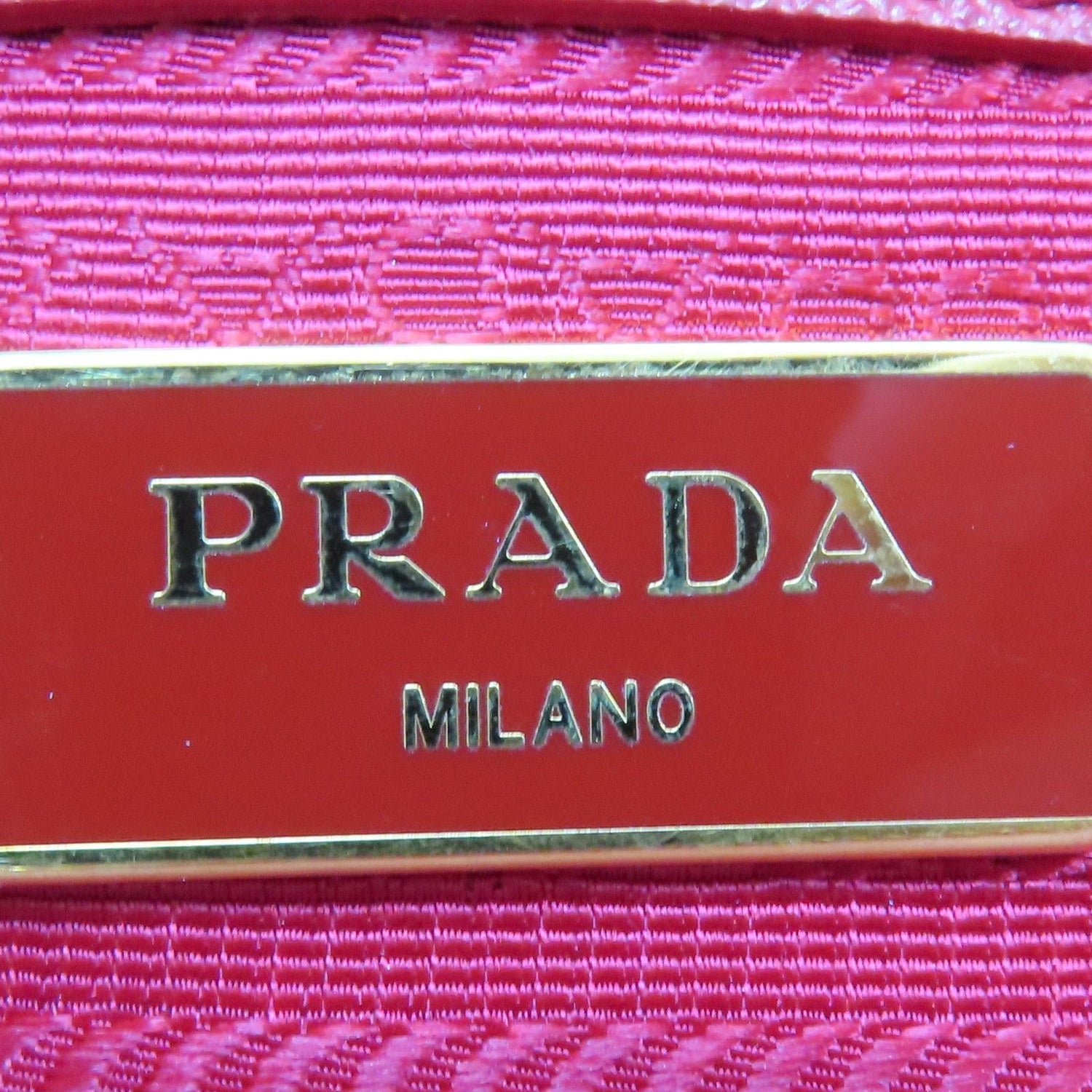 Prada Saffiano Galleria Medium Shoulder Bag Calfskin Red