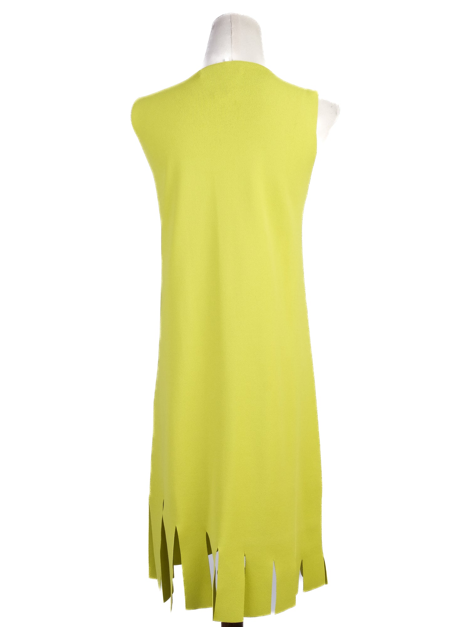 Excellent D.Exterior Green V-Neck Sleeveless Dress Size S