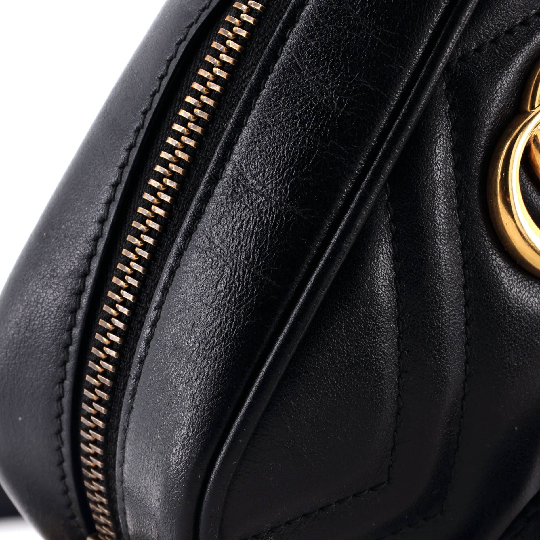 Gucci GG Marmont Shoulder Bag Matelasse Leather Mini