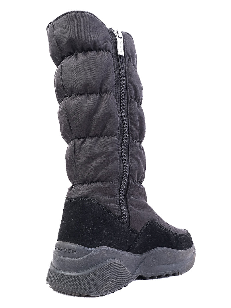 NEW Jog Dog Black Winter Boots Size 37 with Side Zipper