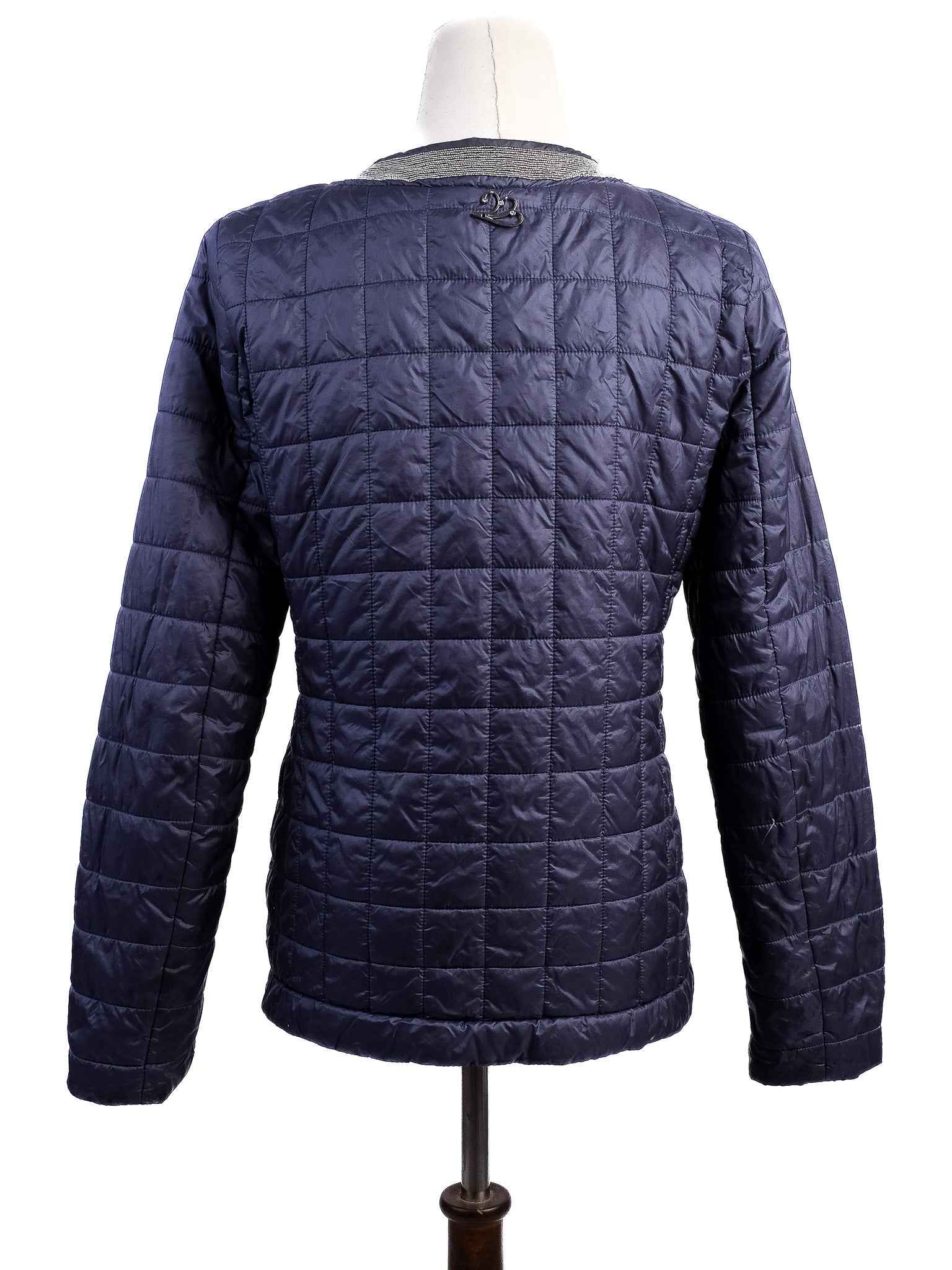 Excellent Liu Jo Navy Blue Quilted Jacket Size M