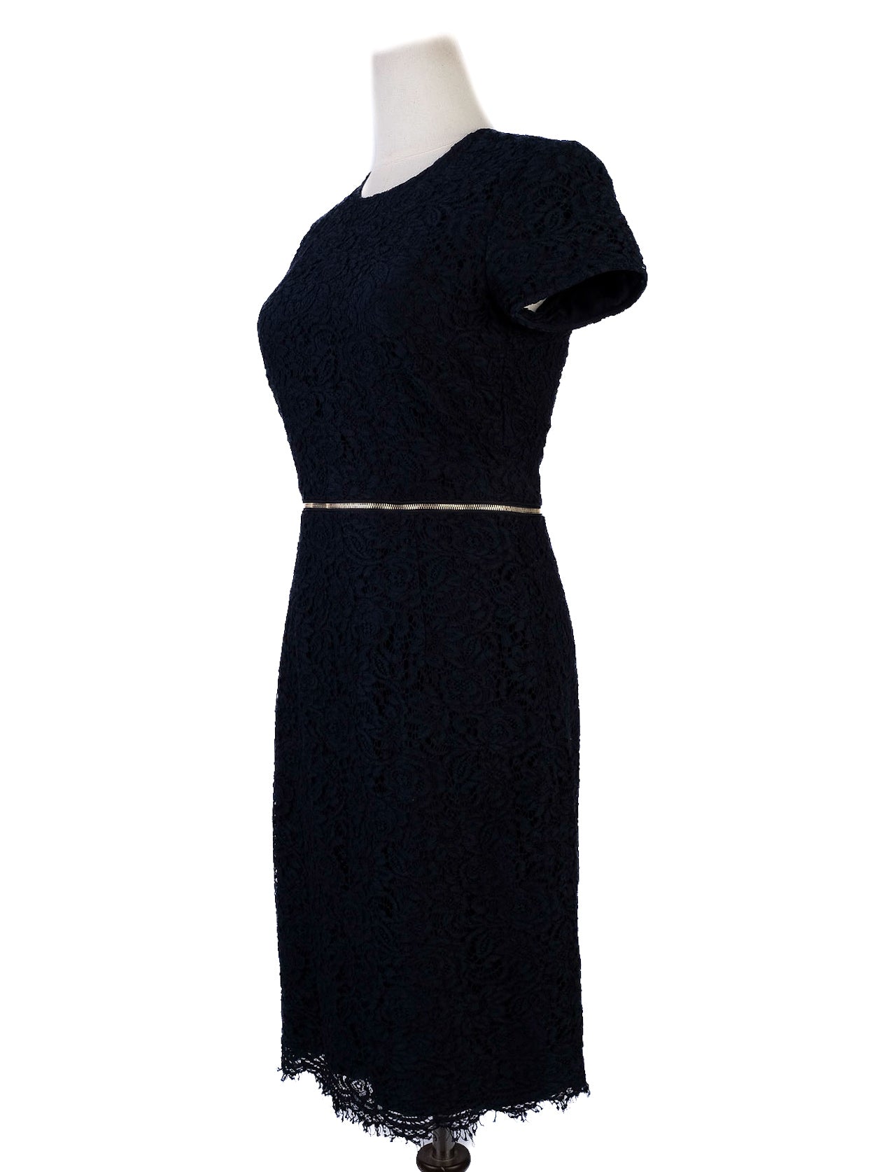 Excellent Burberry Blue Lace Dress Women&
