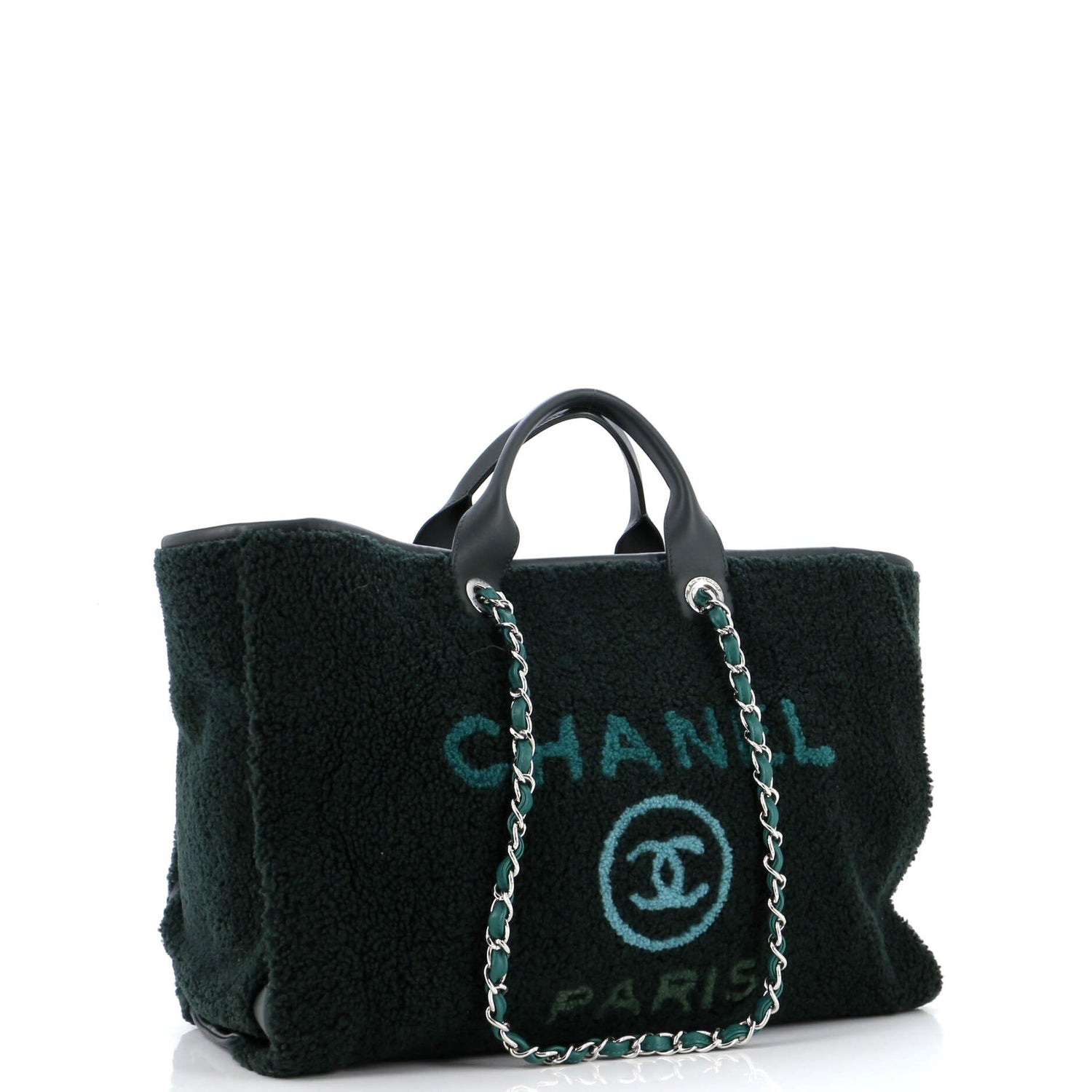Chanel Deauville Tote Shearling Medium