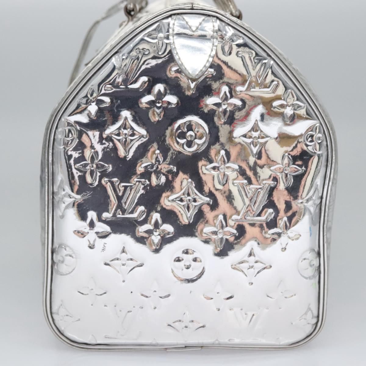 Louis Vuitton Monogram Miroir Speedy 30 Hand Bag Argent M 95786 Lv Auth