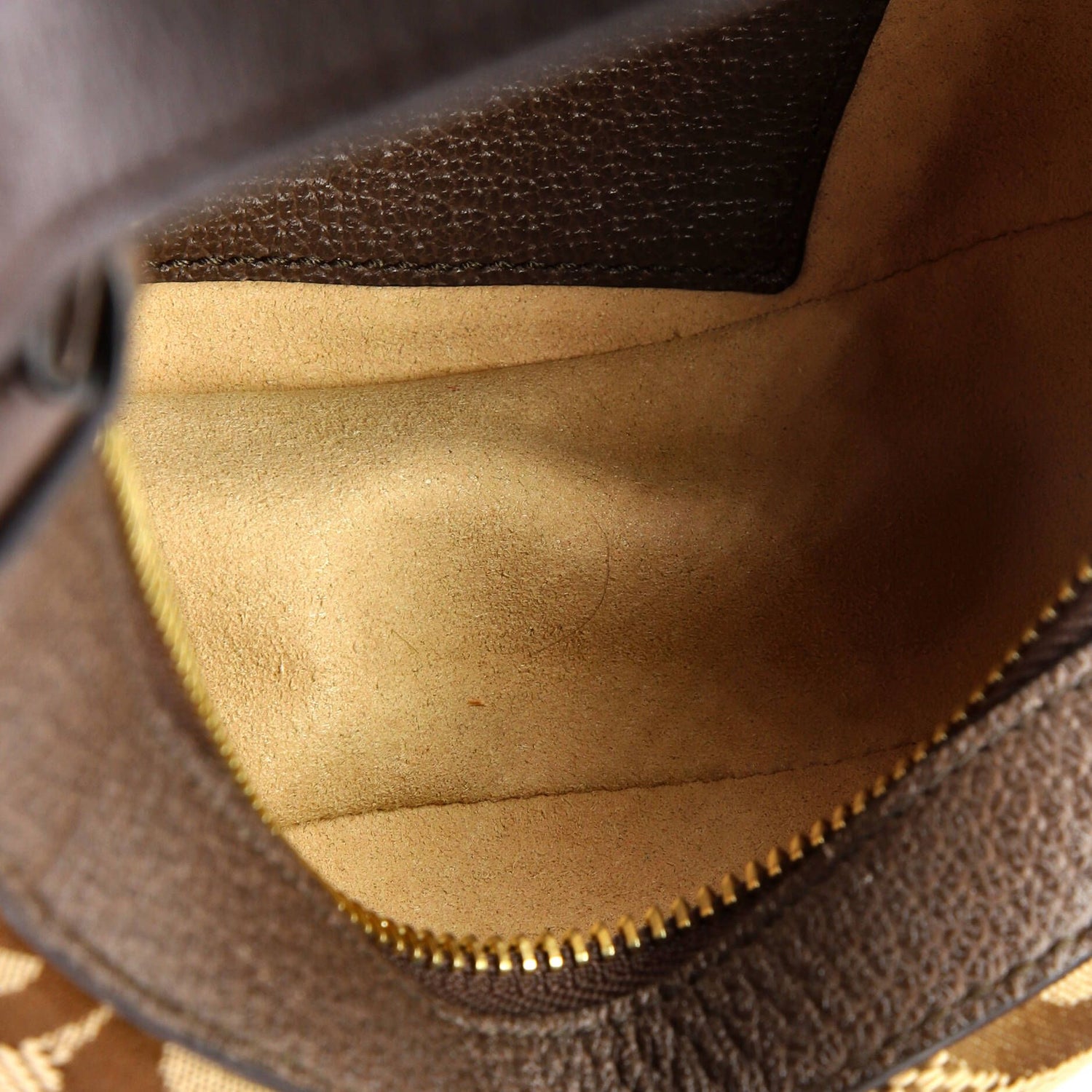 Gucci Ophidia Half Moon Bag Jumbo Gg Canvas Mini